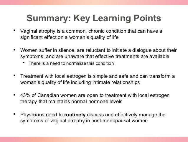 relief for vaginal atrophy Taylor teen bucks county